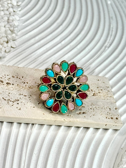 Kundan Ring(Large)