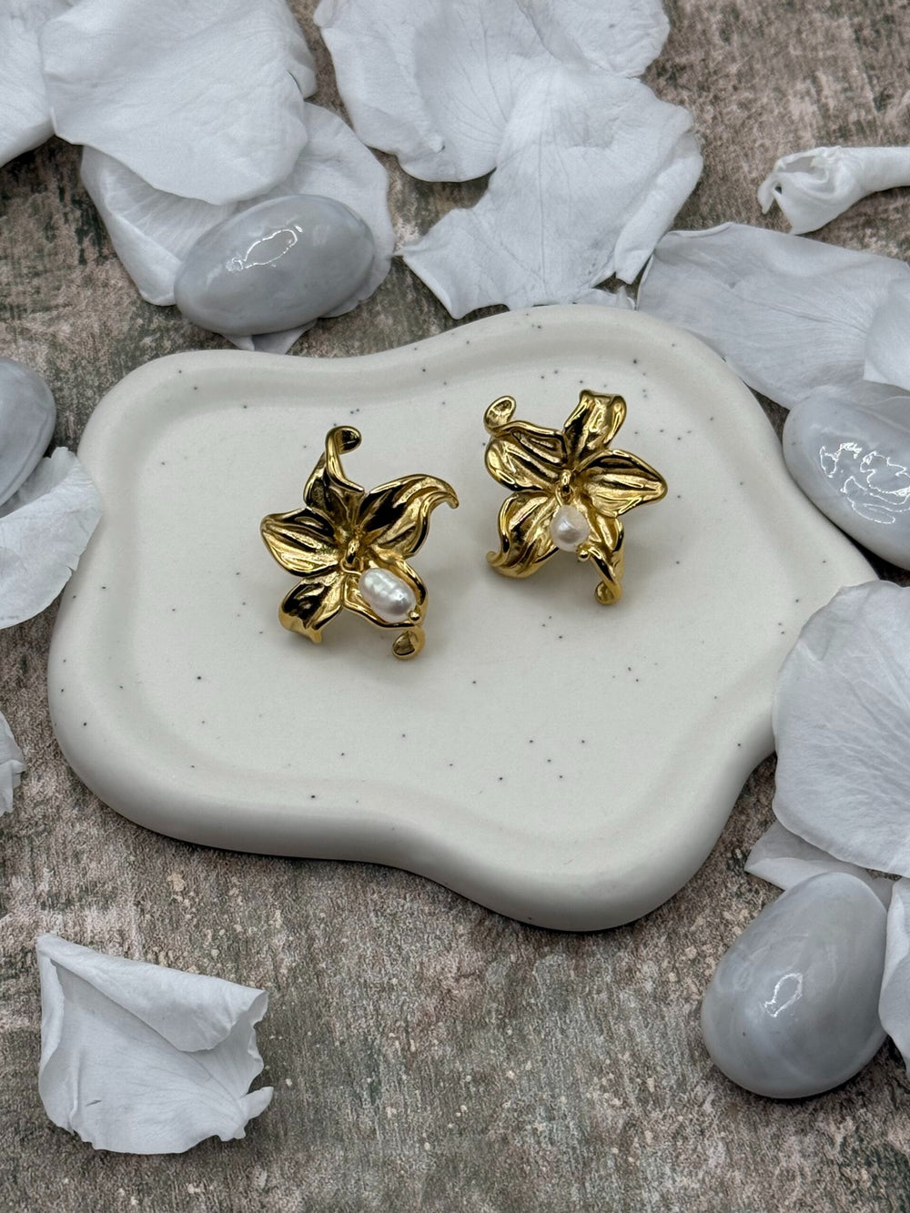 French Petal Studs