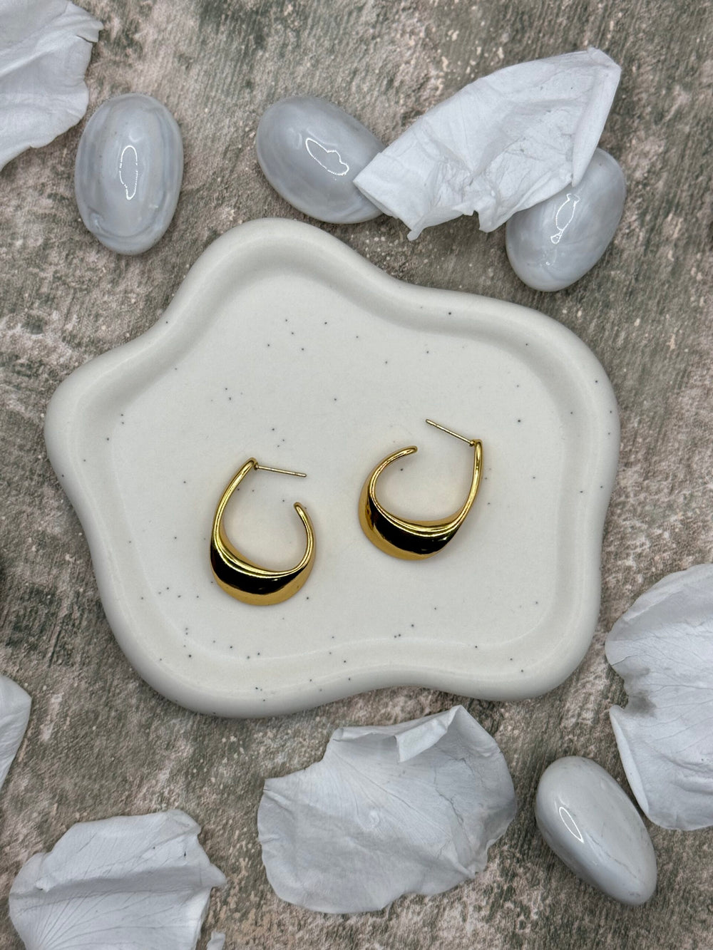 Vintage Gold Hoops