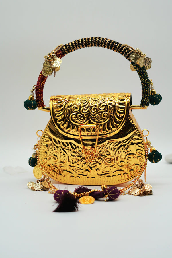 Golden Mirage Clutch